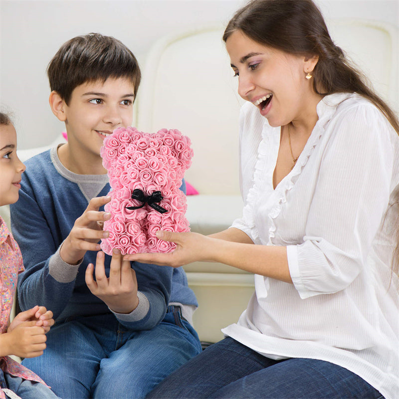 Rosenbär mit Geschenkbox