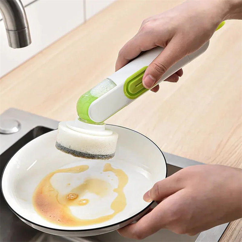 Reinigungsbürste mit Seifenspender