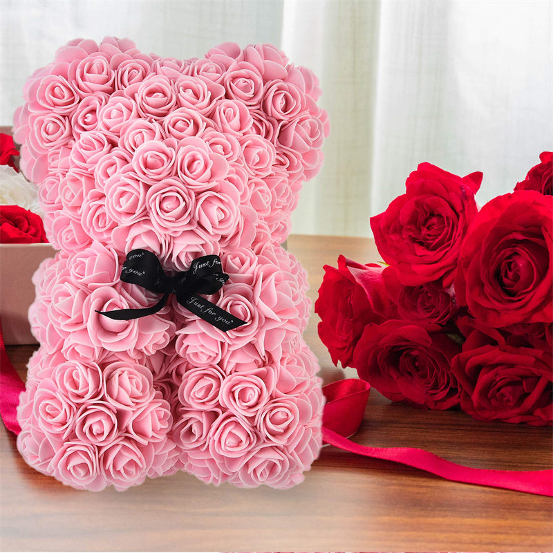 Rosenbär mit Geschenkbox