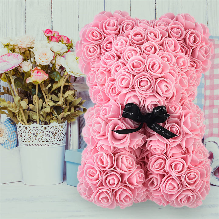 Rosenbär mit Geschenkbox