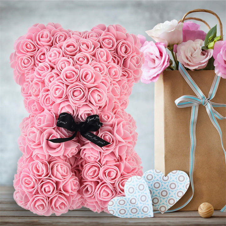 Rosenbär mit Geschenkbox