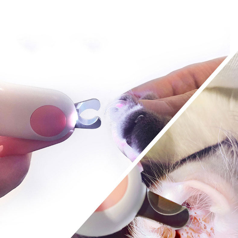 LED Krallenknipser - Nagelschere für Haustiere