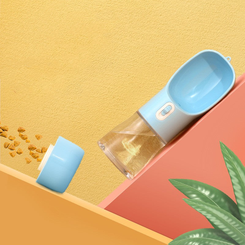 Tragbare Hunde-Wasserflasche mit Food Box